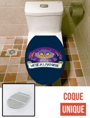 Housse de toilette - Décoration abattant wc We're all mad here