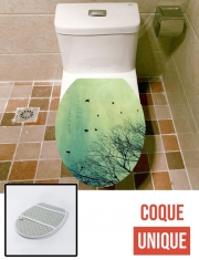 Housse de toilette - Décoration abattant wc What if You Fly?