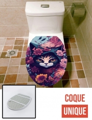 Housse de toilette - Décoration abattant wc Wild Cat
