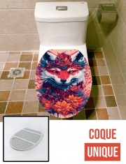 Housse de toilette - Décoration abattant wc Wild Fox