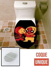 Housse de toilette - Décoration abattant wc Winnnie the Pooh x Deadpool