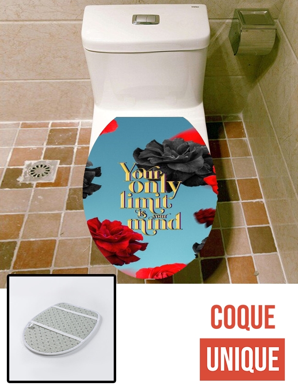 Housse de toilette - Décoration abattant wc Your Limit