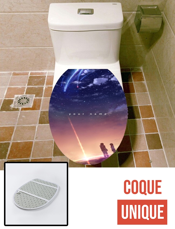 Housse de toilette - Décoration abattant wc Your name Manga