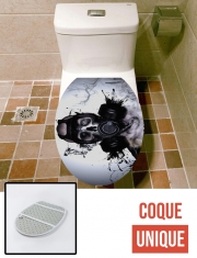 Housse de toilette - Décoration abattant wc Zombie Warrior