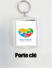 Porte clé photo Autisme Awareness
