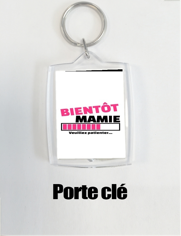 Porte clé photo Bientôt Mamie Cadeau annonce naissance