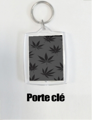 Porte clé photo Feuille de cannabis Pattern