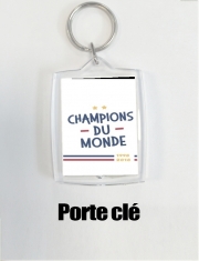 Porte clé photo Champion du monde 2018 Supporter France