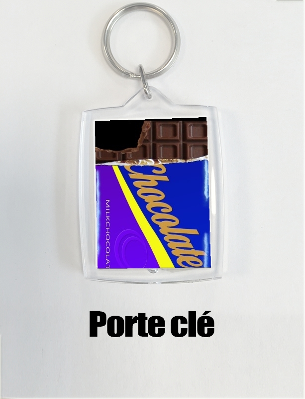 Porte clé photo Barre de chocolat