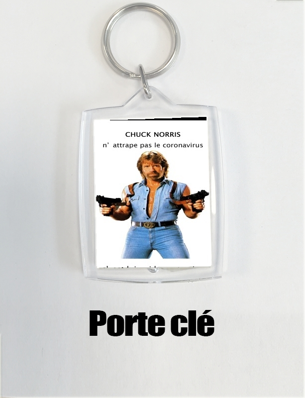 Porte clé photo Chuck Norris Against Covid