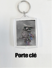 Porte clé photo diamond owl
