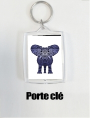 Porte clé photo Elephant Blue
