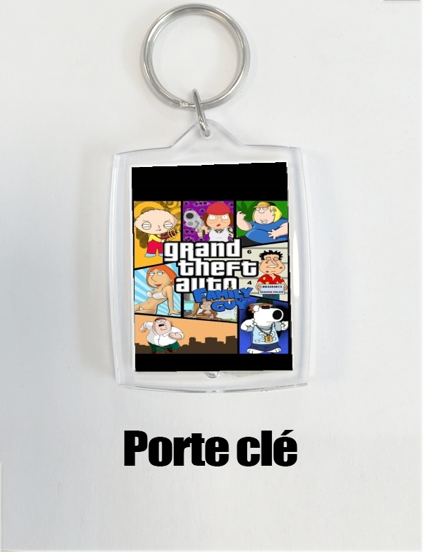 Porte clé photo Family Guy mashup Gta 6