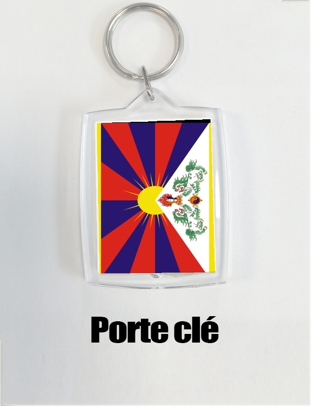 Porte clé photo Flag Of Tibet