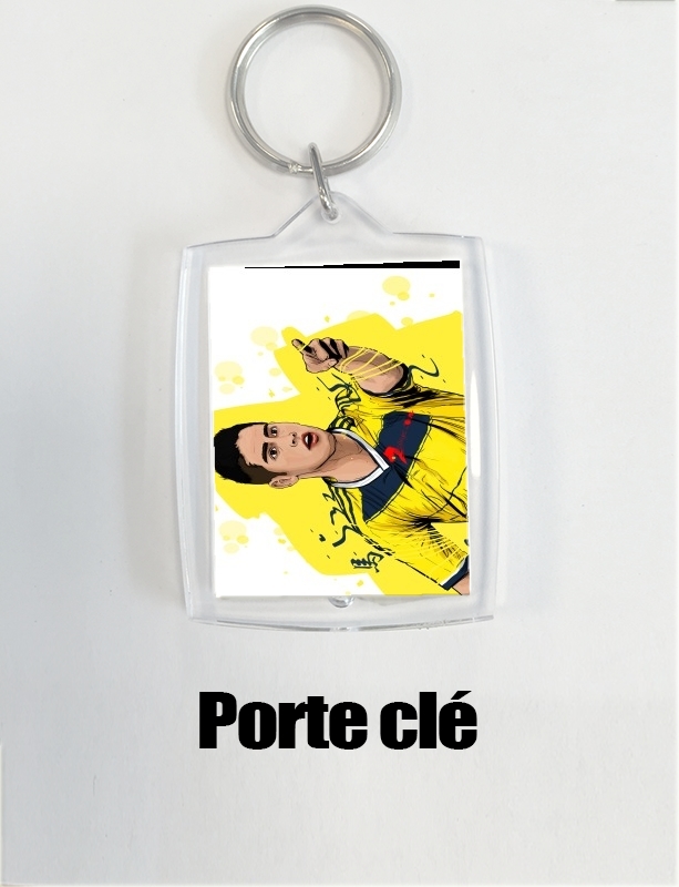 Porte clé photo Football Stars: James Rodriguez - Colombia