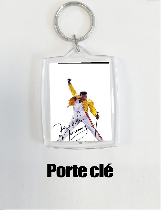 Porte clé photo Freddie Mercury Signature