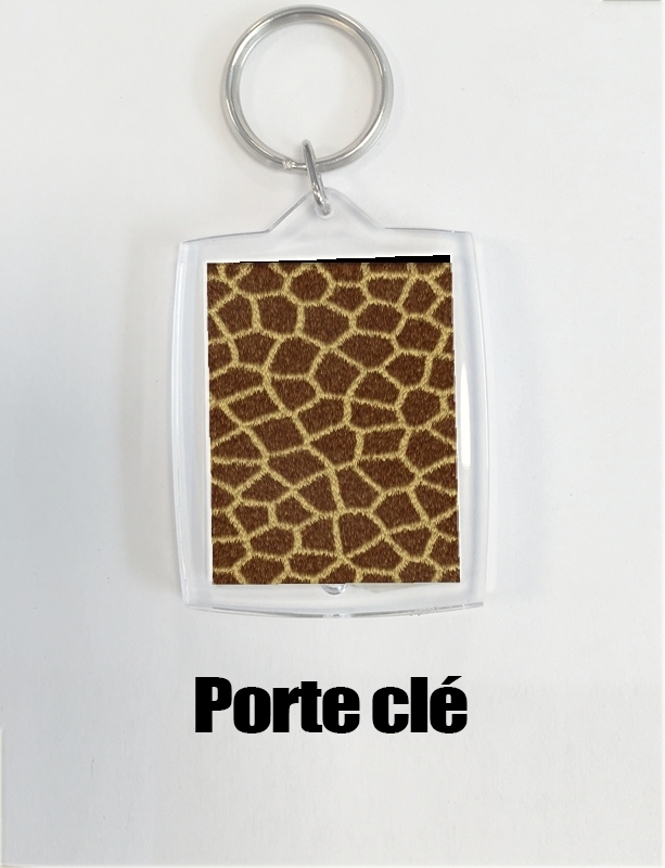Porte clé photo Giraffe Fur