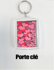 Porte clé photo Heart Love - Marie