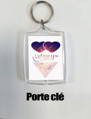 Porte clé photo I will love you