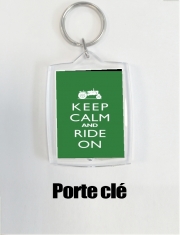 Porte clé photo Keep Calm And ride on Tractor