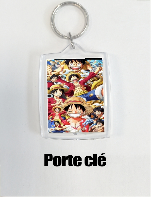 Porte clé photo One Piece Luffy