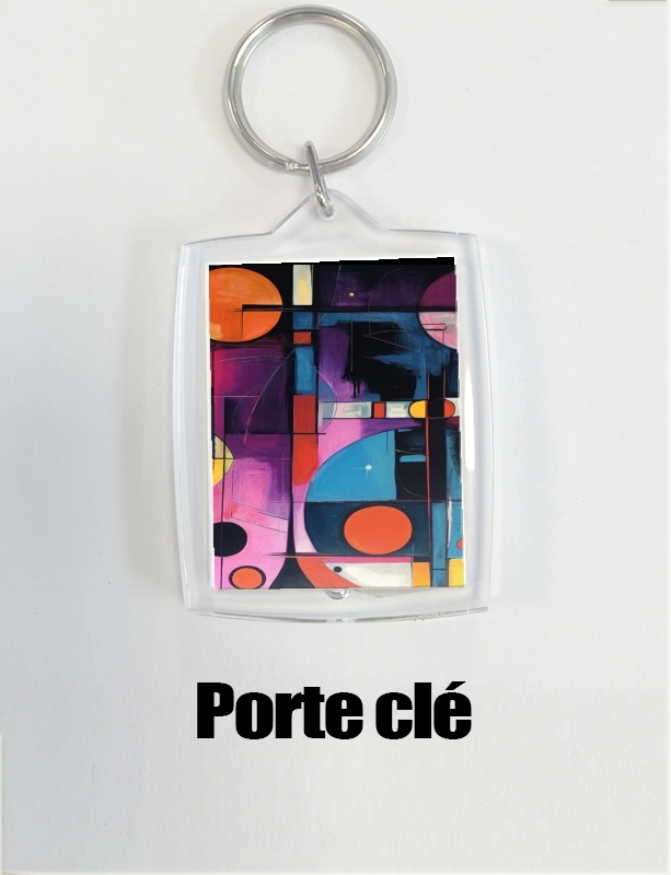 Porte clé photo Painting Abstract V1