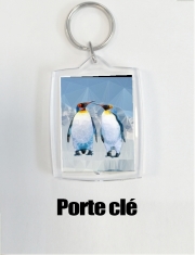 Porte clé photo Pingouin Love