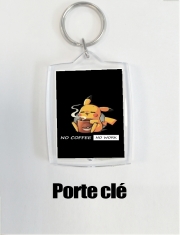 Porte clé photo Pikachu Coffee Addict