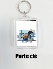 Porte clé photo Plombier avec outils