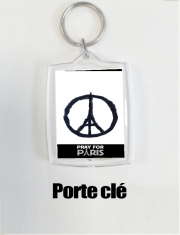 Porte clé photo Pray For Paris - Tour Eiffel