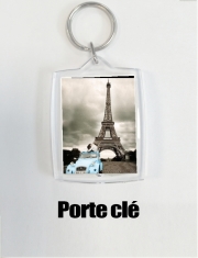 Porte clé photo Romance à Paris sous la Tour Eiffel