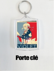 Porte clé photo Violet Propaganda