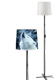 Lampadaire A howling wolf in the rain