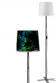 Lampadaire Abstract neon Leopard