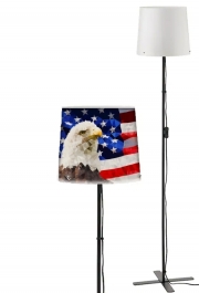 Lampadaire American Eagle and Flag