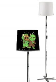 Lampadaire Baby Groot and Grinch Christmas