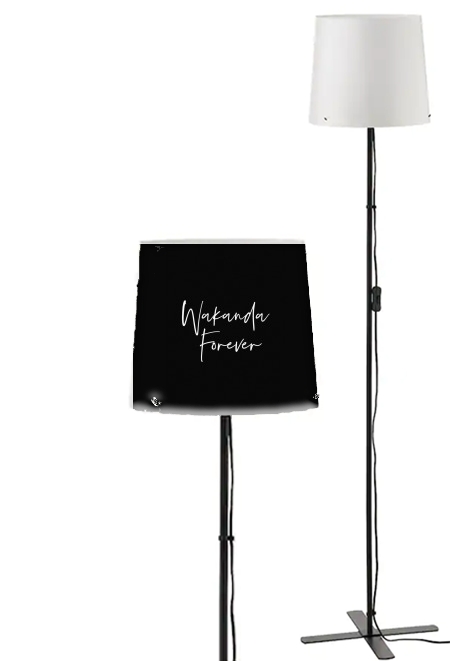 Lampadaire Black Panther Abstract Art WaKanda Forever