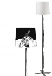 Lampadaire chainsaw man black and white