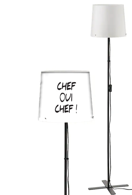 Lampadaire Chef Oui Chef humour