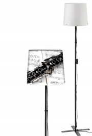 Lampadaire Clarinette Musical Notes