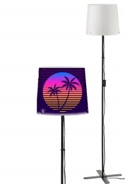 Lampadaire Classic retro 80s style tropical sunset