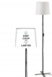 Lampadaire Keep calm i am almost a lawyer cadeau étudiant en droit