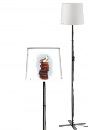 Lampadaire Owl and Books