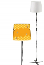 Lampadaire Yellow hive with bees
