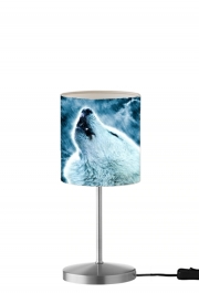 Lampe de table A howling wolf in the rain