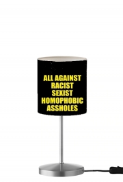 Lampe de table All against racist Sexist Homophobic Assholes