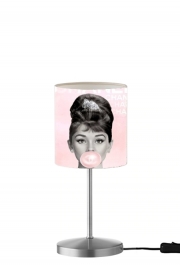 Lampe de table Audrey Hepburn bubblegum
