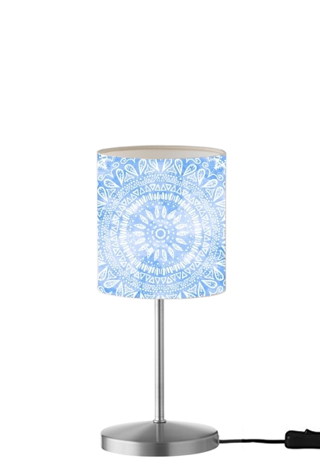 Lampe de table Bohemian Flower Mandala in Blue