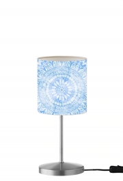 Lampe de table Bohemian Flower Mandala in Blue