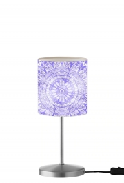 Lampe de table Bohemian Flower Mandala in purple